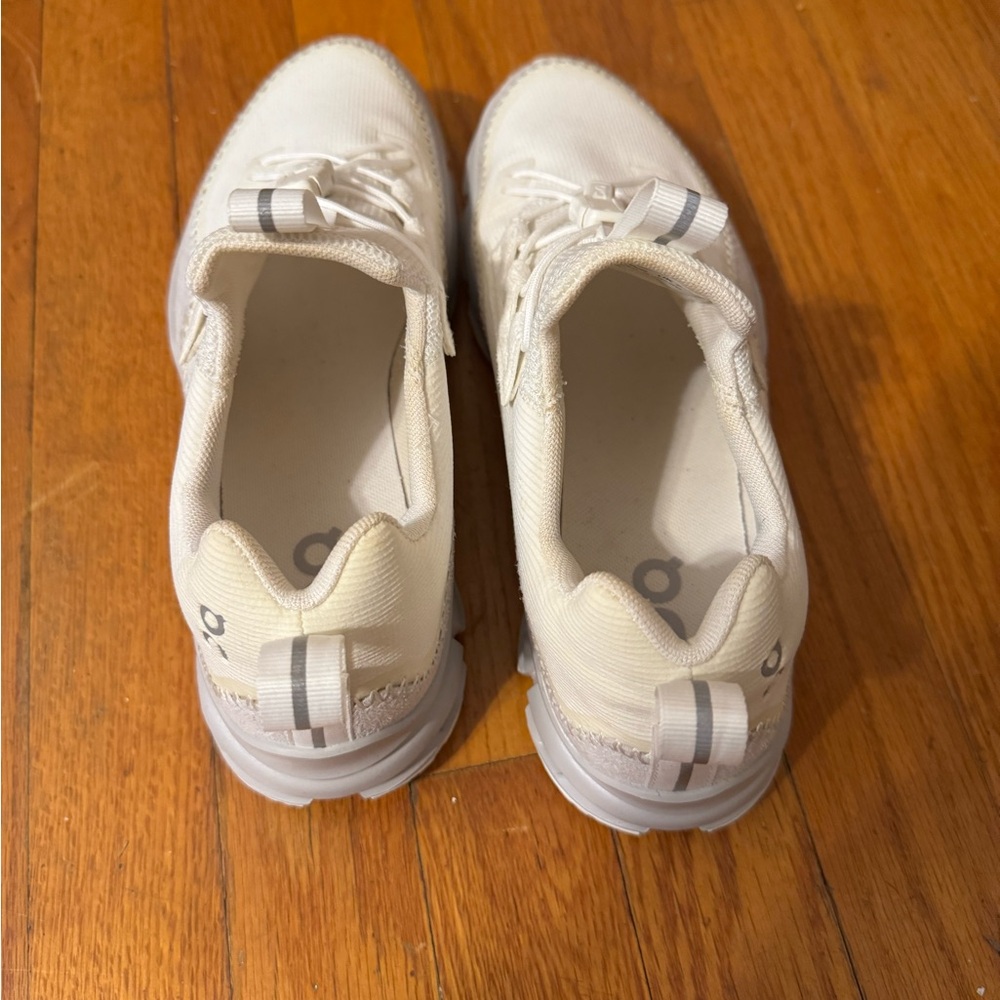On Running Cream Athletic Shoes